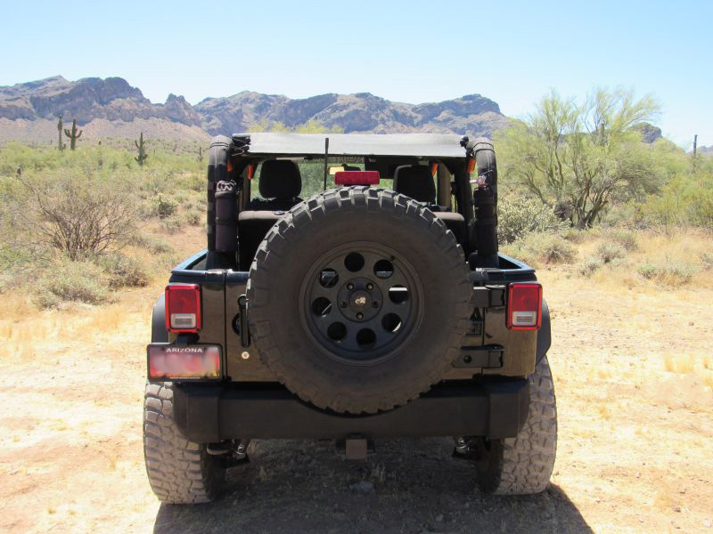Rugged Ridge Tailgate Tire Carrier